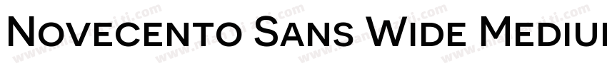Novecento Sans Wide Medium字体转换